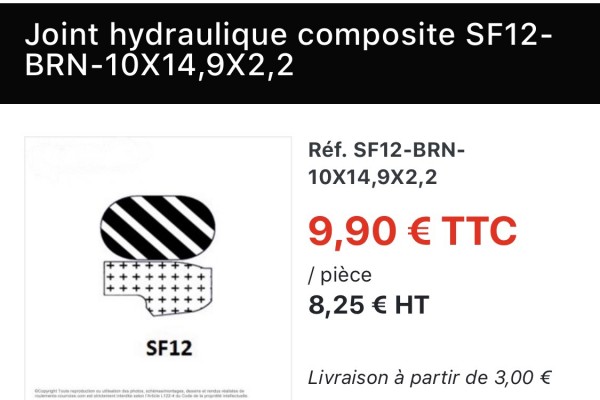 X2 pour nez de vérin