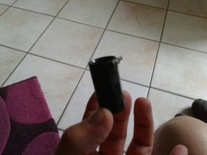 le bout du pédalier cassé