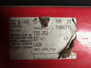 étiquette de coffre