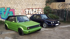 RDV pris avec Golfiste de Saint Ouen avant de retrouver les autres VW au départ de Vincennes