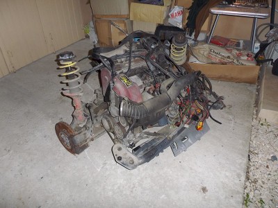 moteur-boite, faisceau, train avant...